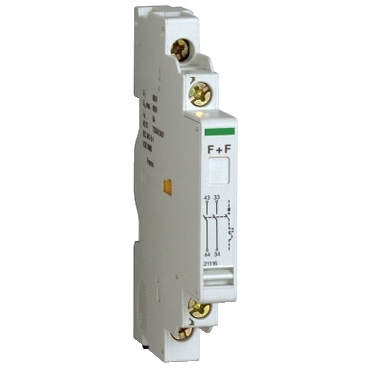 21116 - auxiliary contact - 2 NO - for P25M - 415 V - 2.2 A, Schneider Electric