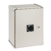 31210 - individual enclosure, Compact INS250-100 to INS250, extended standard rotary handle, steel, IP55, Schneider Electric