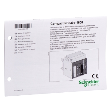 33149 - user manual - for NS630B/1600, Schneider Electric