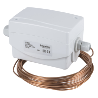 5127020000 - Frost Thermostat: STT902, 3 m (9.8 ft) Capillary, Automatic, Air, Schneider Electric