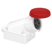 83171 - Priza Industriala Mureva, 32 A, 3P + N + E, 380, 415 V Ac, Ip67, Schneider Electric