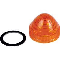 9001A9 - 30mm Plastic domed lens cap amber - Nema 1/2/3/3R/4/4X/12/13 - IP66, Schneider Electric