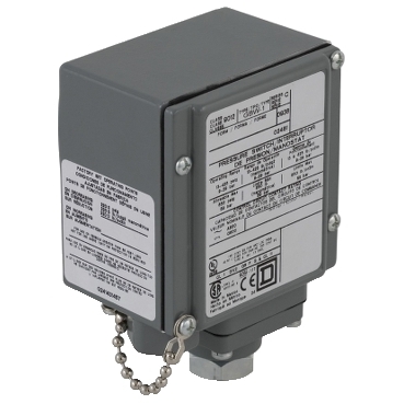 9012GBW2 - pressure switch 9012G - adjustable scale - 2 thresholds - 20 to 675 psig, Schneider Electric