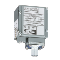 9012GAW4 - Pressure switch 9012G, adjustable scale, 2 thresholds, 1.5 to 75 PSIG, Schneider Electric