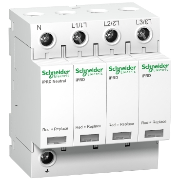 Descarcator iPRD8R, 8 kA, 350V, 3P+N, cu transfer de la distanta, A9L08601, Schneider Electric