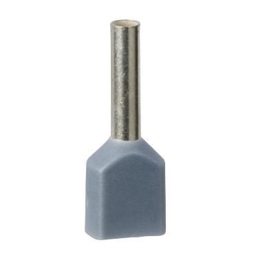 AZ5DE007D - pini dubli pentru cablare - mediu - 0,75 mmp - gri, Schneider Electric (multiplu comanda: 100 buc)