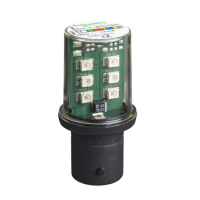 DL1BDG5 - bec LED protejat cu baza BA15d - continuu - portocaliu - 120 V, Schneider Electric