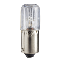 DL1CF380 - bec clar cu neon pentru semnalizare - BA 9s - 400 V 2,6 W, Schneider Electric (multiplu comanda: 10 buc)