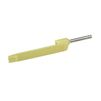 DZ5CA002 - pini simpli pentru cablare - mediu - 0,25 mmp - galben, Schneider Electric (multiplu comanda: 1000 buc)