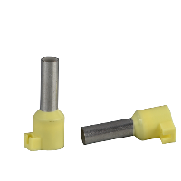 DZ5CA253D - pini simpli pentru cablare- lung - 25 mmp - galben, Schneider Electric (multiplu comanda: 100 buc)