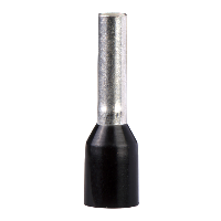 DZ5CE015D - pini simpli pentru cablare- mediu - 1,5 mm? - negru, Schneider Electric (multiplu comanda: 100 buc)