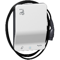EVB1A7PCRI - EVlink Smart Wallbox - 7.4 kW - Attached cable T2 - RFID, Schneider Electric