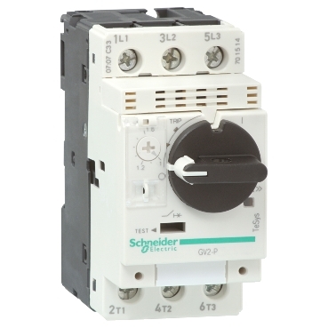 Intreruptor magneto-termic, cu reglaj intre 0.1 - 0.16A, GV2P01, Schneider Electric