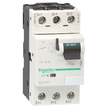 1.1 Intreruptor automat, cu reglaj intre 0.25 - 0.40A, GV2RT03, Schneider Electric