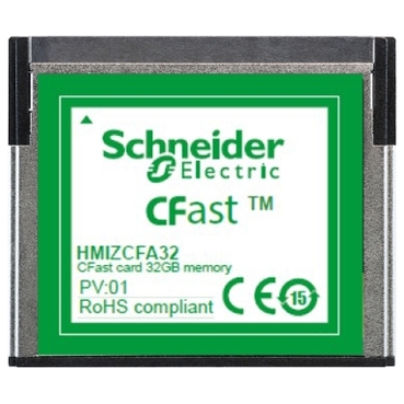 HMIZCFA32 - CFast card memory 32GB, Schneider Electric