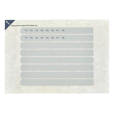 HMIZLYG03 - Label insert for Magelis GTO 7-inch Wide models, Schneider Electric