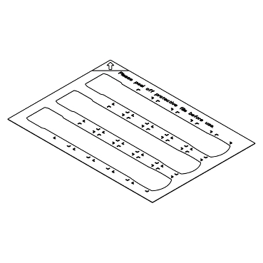 HMIZLYRA1 - Label for illuminated USB Switch, Schneider Electric
