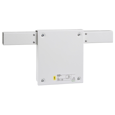 KBB40ABT4W - Canalis - feed unit for KBB - 40A - central mounting - DALI compatible - white, Schneider Electric