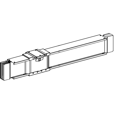 KTC1000EB320 - Canalis - Cu length for bolt-on tap-off unit - 1000A - 3L+PE - 2m standard, Schneider Electric
