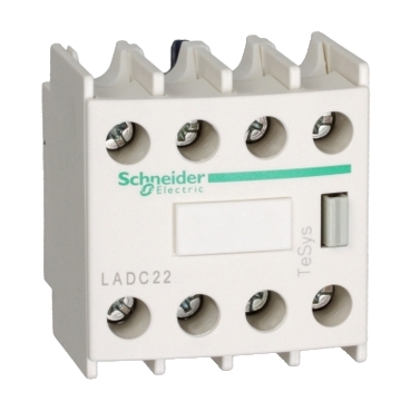 LADC22 - bloc de contacte auxiliar TeSys - 2 NO + 2 NC - borne tip clema cu surub, Schneider Electric