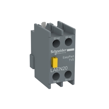 LAEN20 - EasyPact TVS - auxiliary contact block - 2 NO - screw-clamps terminals, Schneider Electric