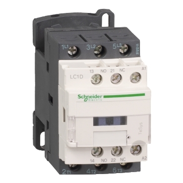 LC1D09K7 - TeSys D contactor - 3P(3 NO) - AC-3 - <= 440 V 9 A - 100 V AC coil, Schneider Electric