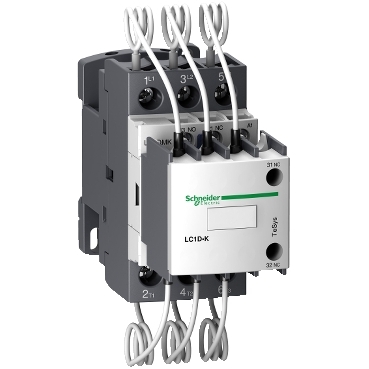 LC1DMKP7 - TeSys LC1D.K capacitor duty contactor - 3P - 25 kVAR - 415 V - 230 V AC coil, Schneider Electric