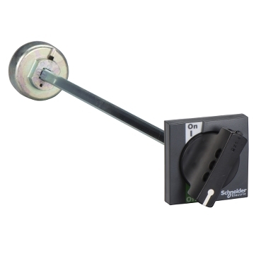 LV431050 - Extended front rotary handle - black - for INS250 & INV100�250, Schneider Electric