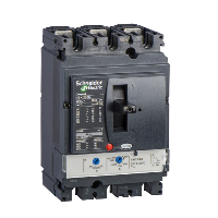 LV431835 - circuit breaker Compact MH NSX250N - TMD - 80 A - 3 poles 3d