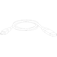 LV850067SP - USB cable (miniUSB/USB) - For Micrologic X - spare part
