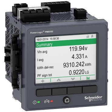 METSEPM8240 - PowerLogic PM8000 - PM8240 Panel mount meter - intermediate metering, Schneider Electric