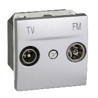 MGU3.451.30 - Unica Top - priza TV/FM - priza individuala - 2 m - aluminiu, Schneider Electric