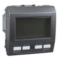 MGU3.534.12 - Unica KNX - unitate control temp. in camera - 230 V c.a. - 2 m - grafit, Schneider Electric