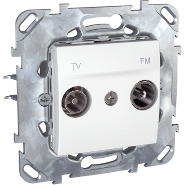 MGU50.451.18Z - Unica – priza TV/FM - priza individuala - 2 m - alb, Schneider Electric