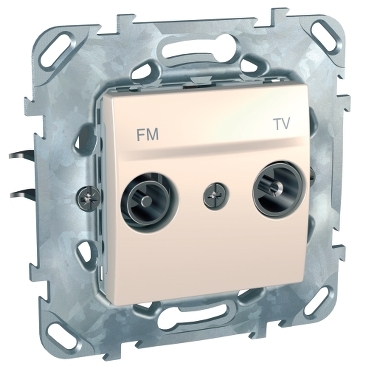 MGU50.451.25Z - Unica – priza TV/FM - priza individuala - 2 m - ivoriu, Schneider Electric