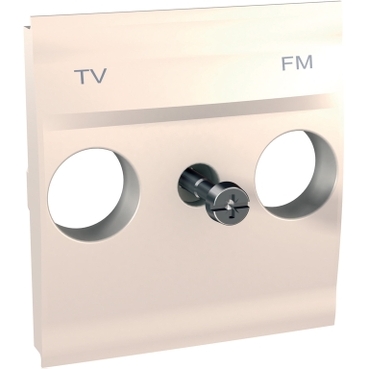MGU9.440.25 - Unica - capac pentru prize TV/FM - 2 m - fildes, Schneider Electric