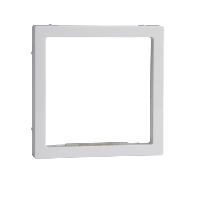 MTN353225 - Central plate for emergency light insert, active white, glossy, System M, Schneider Electric