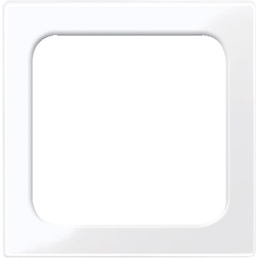 MTN397625 - Central plate for light signal insert, active white, glossy, System M, Schneider Electric