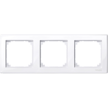 MTN478325 - M-Smart frame, 3-gang, active white, glossy, Schneider Electric