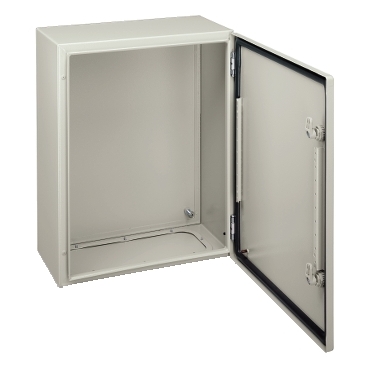 NSYCRN106250P - Spacial CRN plain door with mount.plate. H1000xW600xD250 IP66 IK10 RAL7035.., Schneider Electric