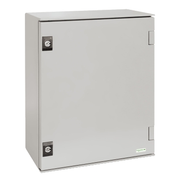 NSYPLM43G - wall-mounting enclosure polyester monobloc IP66 H430xW330xD200mm, Schneider Electric