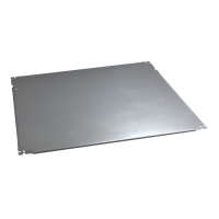 NSYPMP8560 - Plain mounting plate for control desk W600mm - H847xW500mm, Schneider Electric