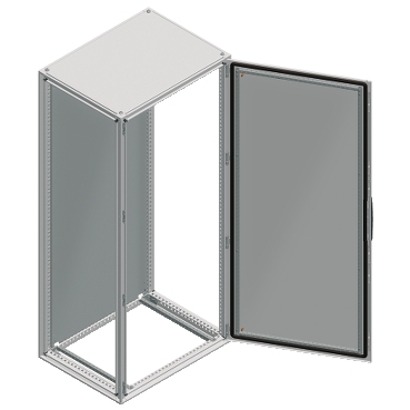 NSYSF20650P - Spacial SF enclosure with mounting plate - assembled - 2000x600x500 mm, Schneider Electric