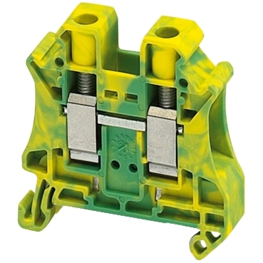 NSYTRV102PE - Linergy earth terminal block - 10mmp 76A single-level 1x1 screw - green-yellow, Schneider Electric (multiplu comanda: 50 buc)