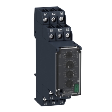 RM22UA31MR - Voltage control relay 50mV�5Vac/dc, 2 C/O, Schneider Electric