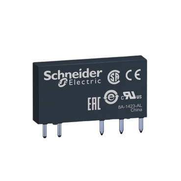 RSL1AB4BD - releu interfata miniatura - Zelio RSL - 1 I/D standard - 24 V c.c. - 6 A, Schneider Electric