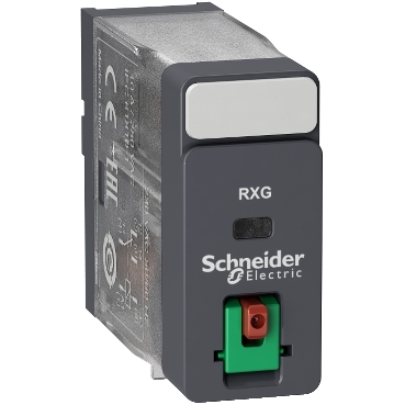 RXG11P7 - releu ambrosabil de interfata - Zelio RXG - 1C/O standard - 230Vca - 10A- cu LTB, Schneider Electric