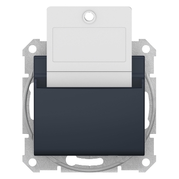 SDN1900170 - Sedna - hotel card switch - 10AX without frame graphite, Schneider Electric
