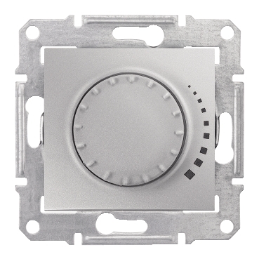 SDN2200560 - Sedna - variator rotativ cu buton 2 cai - 500VA, fara rama aluminiu, Schneider Electric