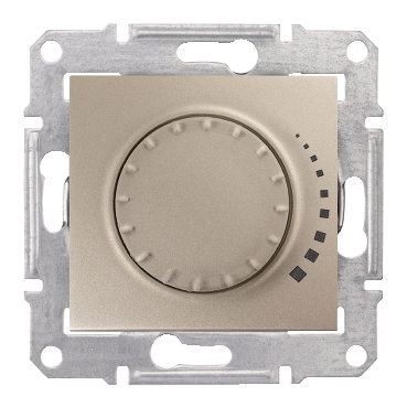 SDN2200768 - Sedna - variator rotativ cu buton 2 cai - 325VA, fara rama titan, Schneider Electric